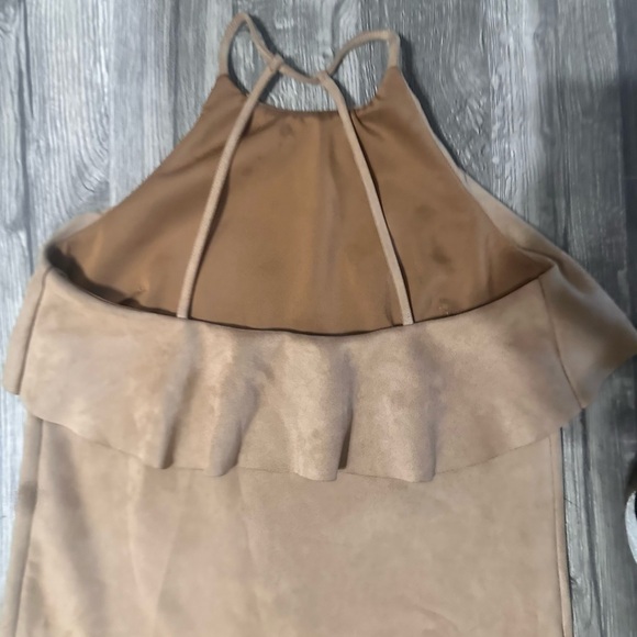 Chelsea & Violet Tan Backless Dress - Picture 4 of 7